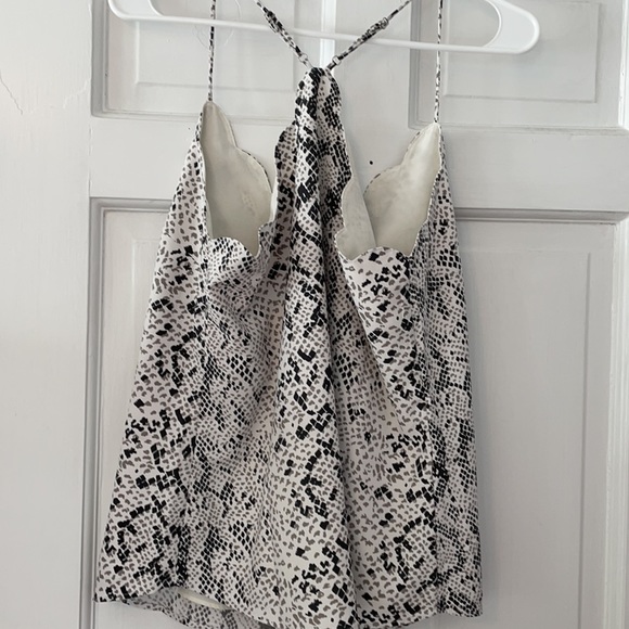 NWT J.Crew Snakeskin Scalloped Cami Top - Picture 7 of 9